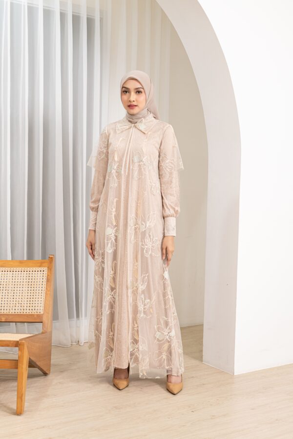 Adelia Dress Nude
