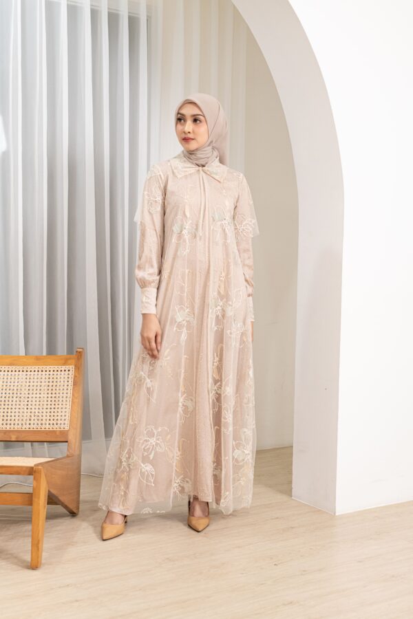 Adelia Dress Nude