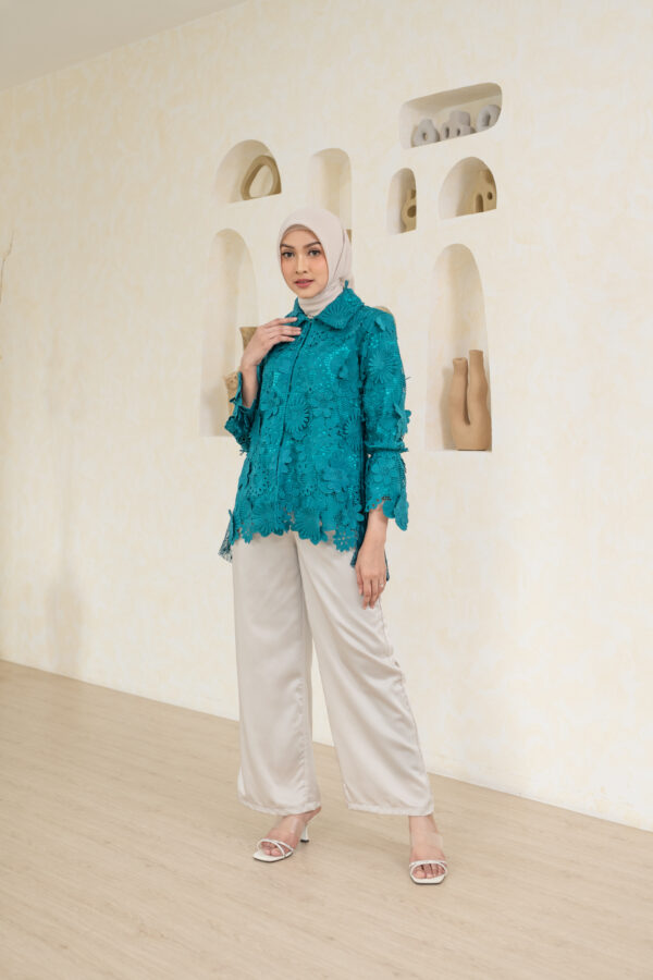 Tamara Emerald (2) Tamara Blouse Emerald Green