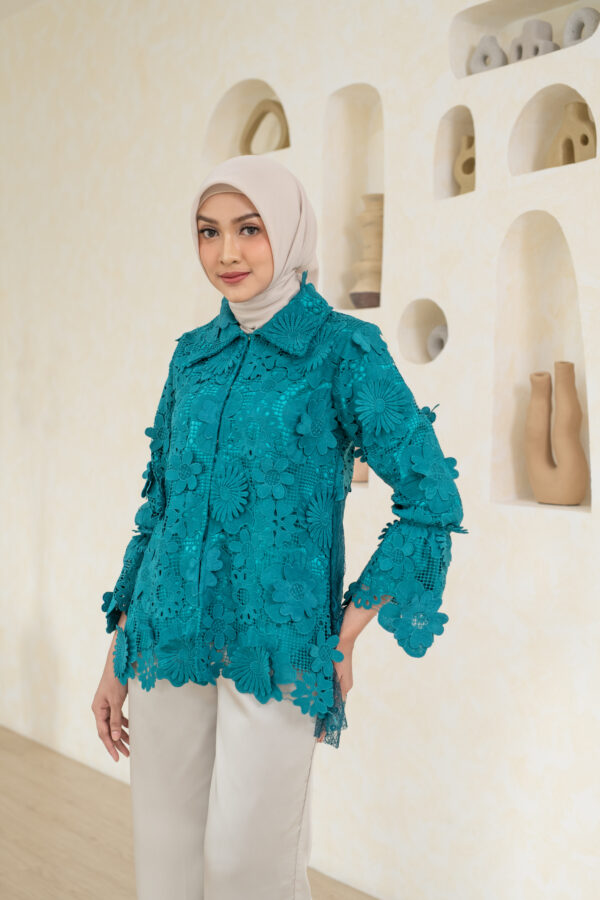 Tamara Emerald (4) Tamara Blouse Emerald Green