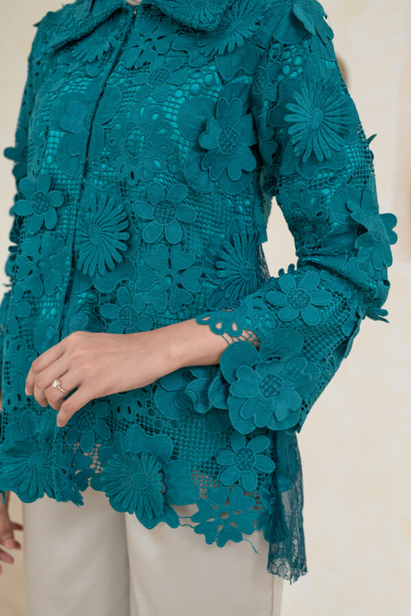 Tamara Emerald (5) Tamara Blouse Emerald Green